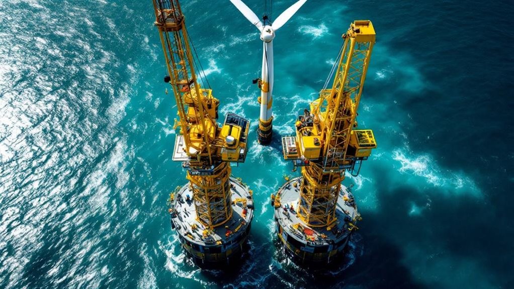 lắp đặt tuabin gió ngoài khơi