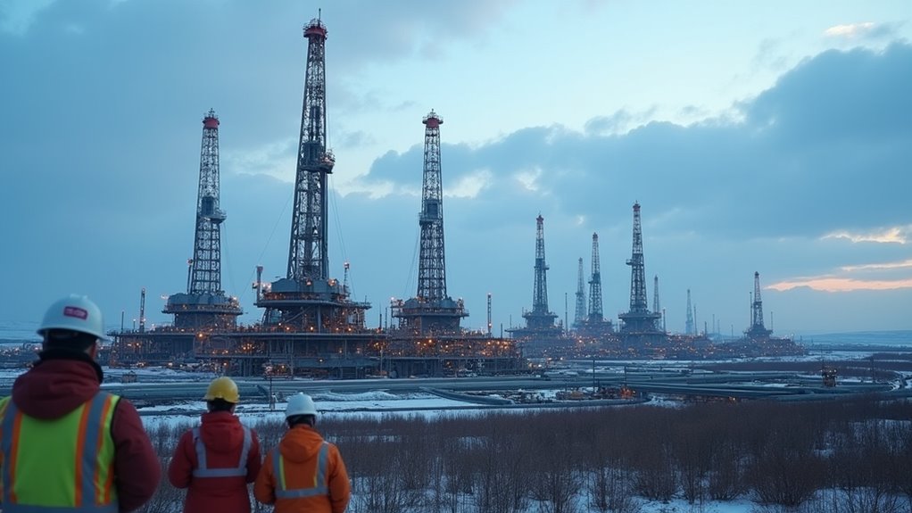 sự xuất hiện của dầu mỏ ở đông siberia